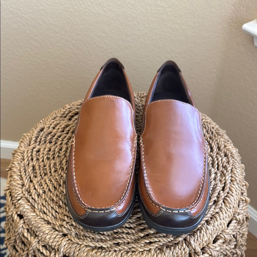 Cole Haan “Tucker” Men's Brown Leather Loafers/Driving Moccasins